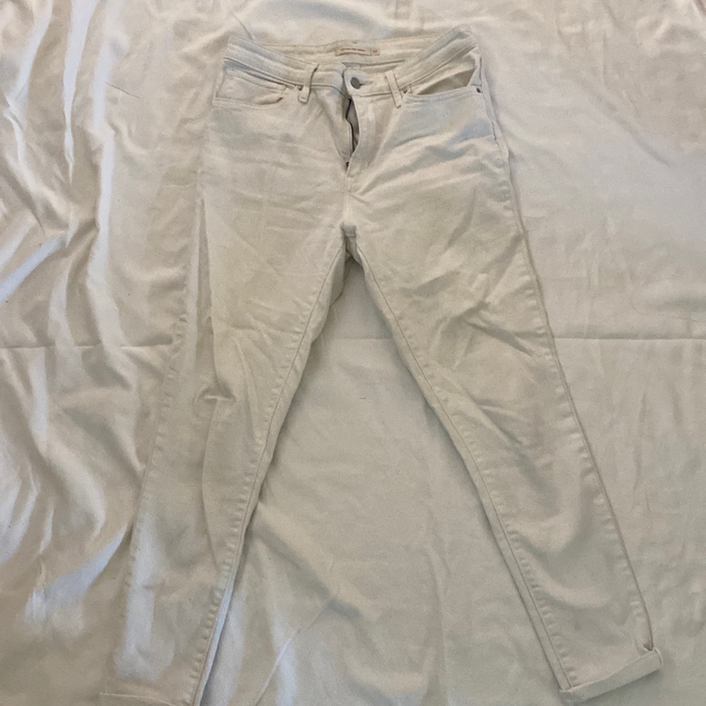 Levi jeans white